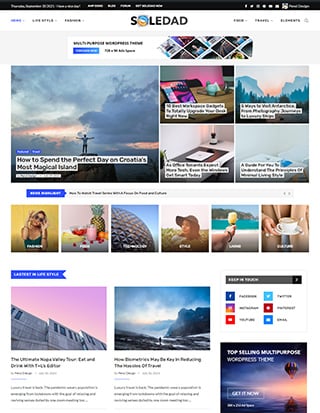 Soledad – Multipurpose, Newspaper, Blog & WooCommerce WordPress Theme by  PenciDesign