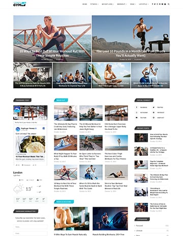 Fitness News 2Sidebars